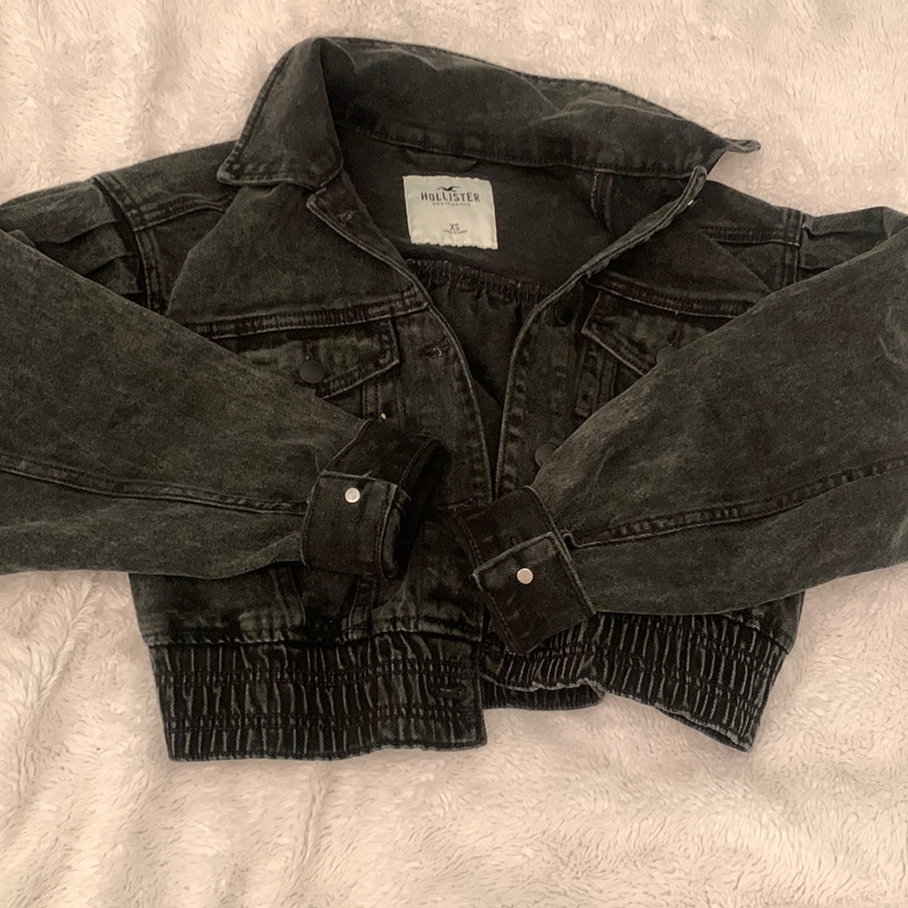 XS hollister jean jacket